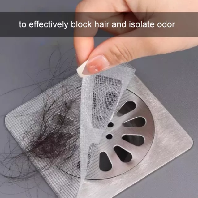 30 Pack Drain Hair Catcher Cover Shower Mesh for Bathroom Floor Bathtub Filter