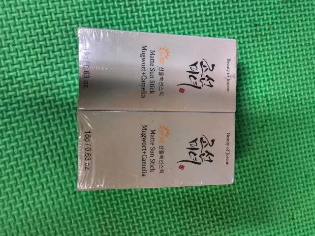 **2 PAQUETES**Belleza de Joseon Sun Stick Mugwort + Camelia SPF50 exp-5/2026