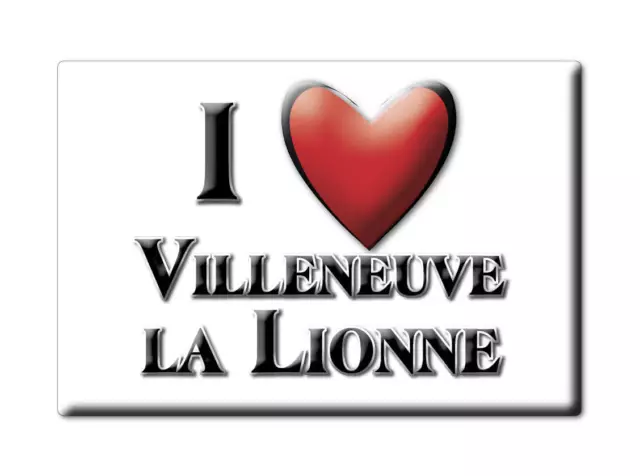 Villeneuve La Lionne, Marne, Grand Est - Magnet France Souvenir Aimant