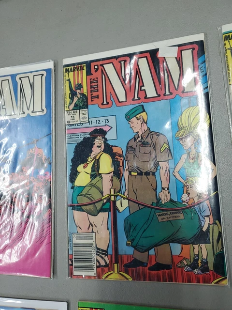 Lot (8) Marvel The "NAM Comic Books 4