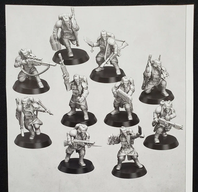 WARHAMMER 40000 KILL Team: Death Korps of Krieg Veteran Guardsmen new ...