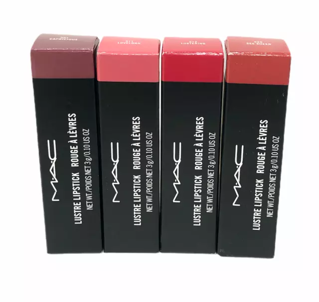 MAC Rouge A Levres Lustre Lipstick (3g/0.10Oz) NEW; YOU PICK!