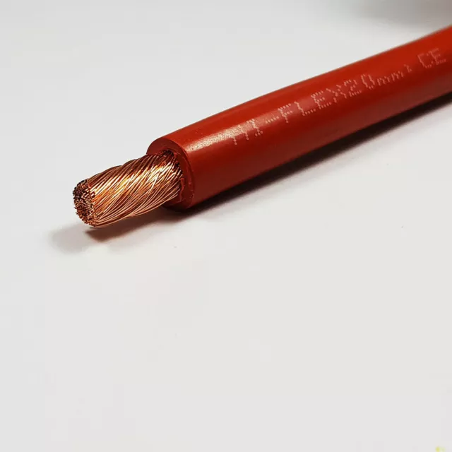 Hi-Flex Red Battery Cable 16mm² - 70mm² Starter / Inverter / Welding PVC Cable