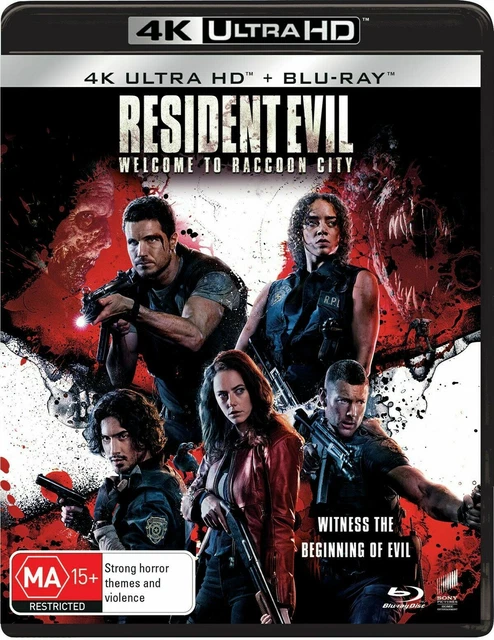 RESIDENT EVIL : Welcome To Raccoon City [4K UHD] [Blu-ray], DVD Digital