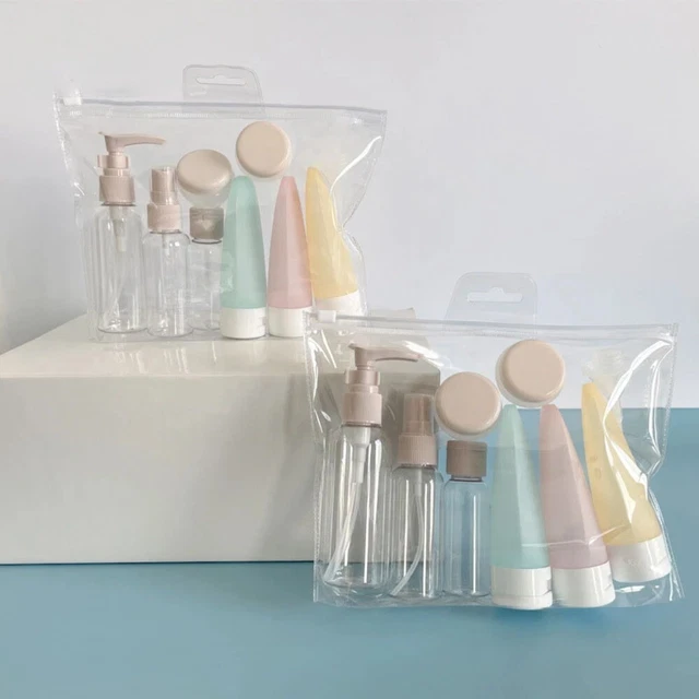 Botellas cosméticas spray rellenable tubo líquido embotellado