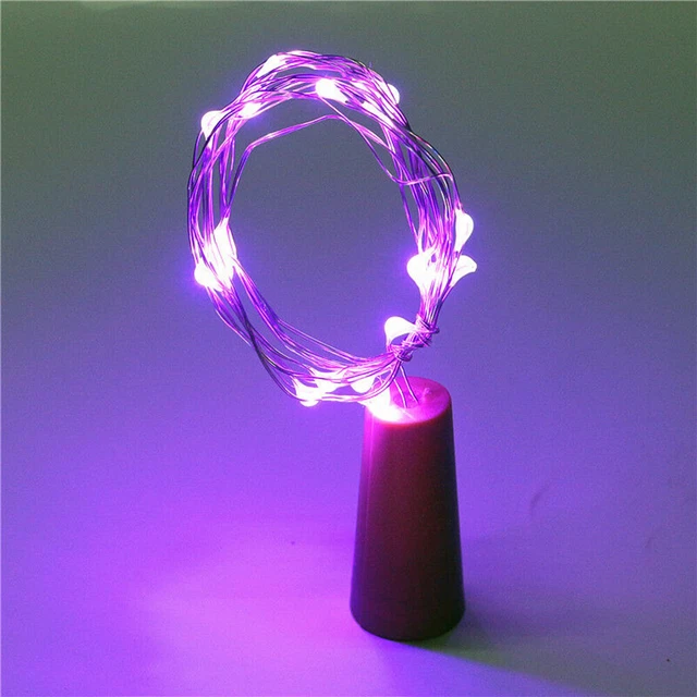 20 LED Fairy String Lights Wine Bottle Copper Cork Wire Lamp Party Decor 2020