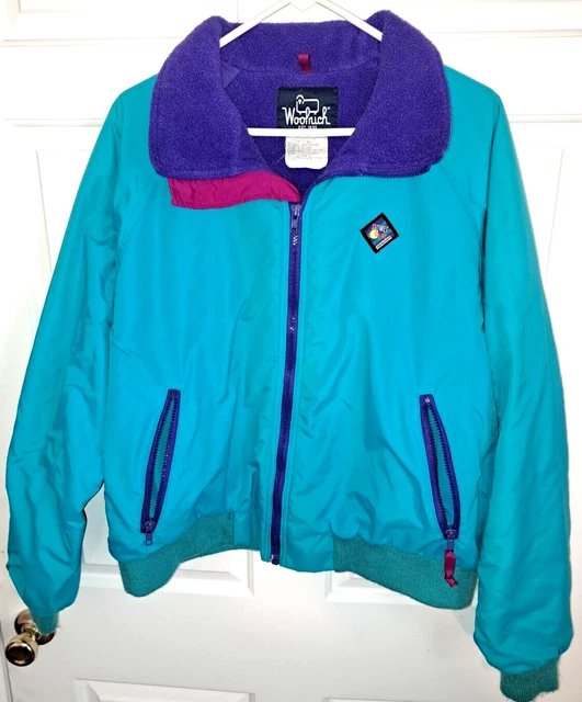 NEW VINTAGE WOOLRICH Sigmet Gear Ski Jacket Womens Large Sea Jade Hard  Shell 90s £40.64 PicClick UK
