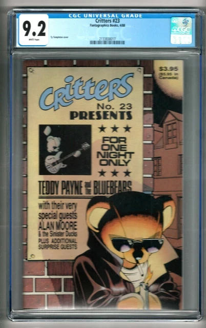 Critters #23 (1988) CGC 9.2  White Pages  Sakai - Moore - Kieth  "Usagi Yojimbo"