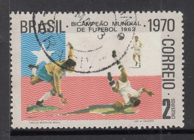 Brazil - Third World Cup Victory (Used) 1970 (CV $6)