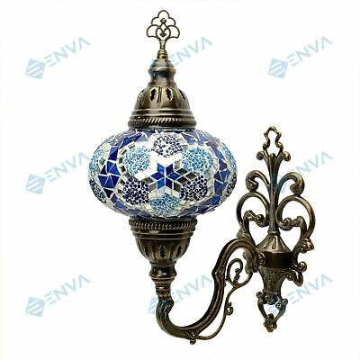 Applique murale de style Tiffany en mosaïque marocaine turque - Ampoule gratuite 2