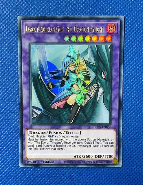 Yugioh - Dark Magician Girl the Dragon Knight - 1st Edition Ultra Rare Holo Card