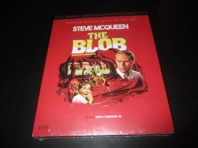 COFFRET BLU-RAY + DVD NEUF "THE BLOB" Steve McQUEEN - horreur