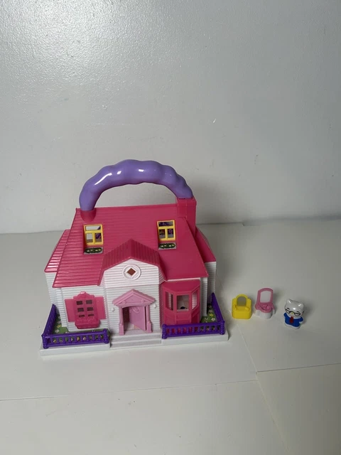 Hello kitty carry along mini doll house sale