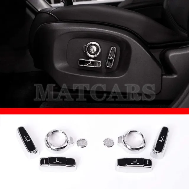 ABS Car Seat Adjust Button Cover Trim For Land Rover Defender 90 110 2020-2023
