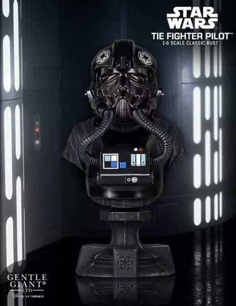 Gentle Giant Star Wars Tie Fighter Pilot Classic Bust 1/6 Limitata A 300
