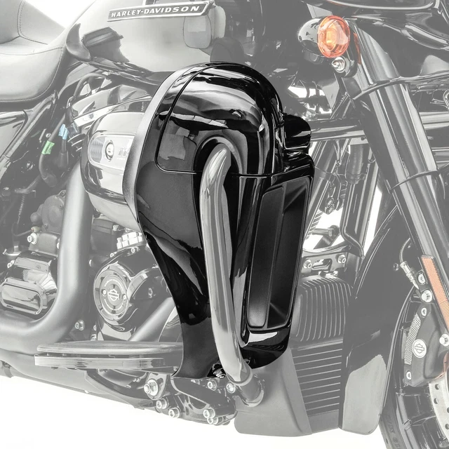 thumbnail image 2 of Black Lower Vented Leg Fairings W/ 6.5'' Speaker Box Pods 2 of 14