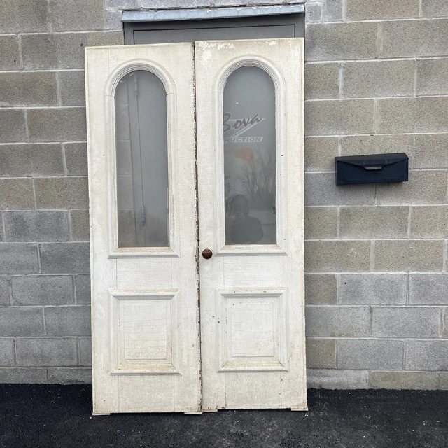 Bova 99 pair antique double door 48.5 x 82 x 1.5