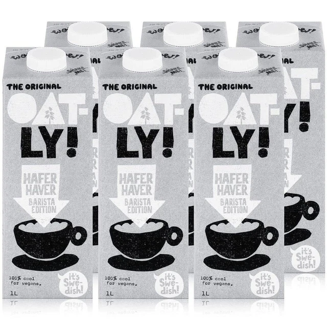 Latte d'avena bevanda d'avena oatly barista ricambio latte alternativo 6 x 1 L MHD 5/24