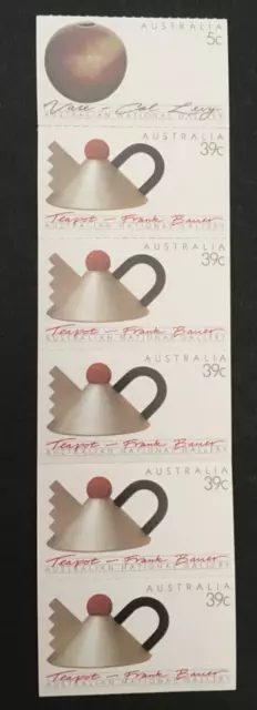 1988 complete pane from Booklet $2 'Australian Crafts' Series