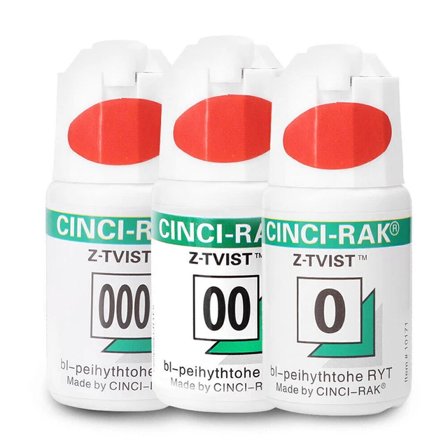 3 Bottle Dental Gingival Retraction Cord Packing Size 0/00/000 3 SIZE