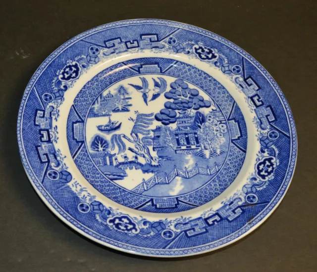 Vintage ADDERLEY WARE Blue OLD WILLOW Dinner Plate