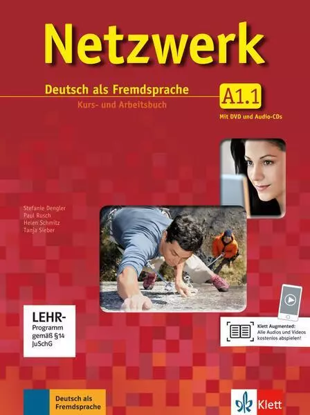 Netzwerk A1 in Teilbänden - Kurs- und Arbeitsbuch, Teil 1 mit 2 Audio-CDs und DV