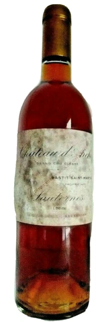 Château d'Arche _ Millésime du siècle 1955 _ Sauternes