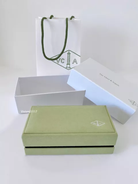 Van Cleef & Arpels VCA Bracelet Box + Outer Box + Bag- New