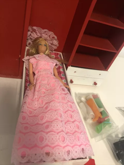 1965 Barbie Vintage Korea ,  ,Schrank Bett  ,Kleidungen ,Taschen ,Schuhe Zubehör 3