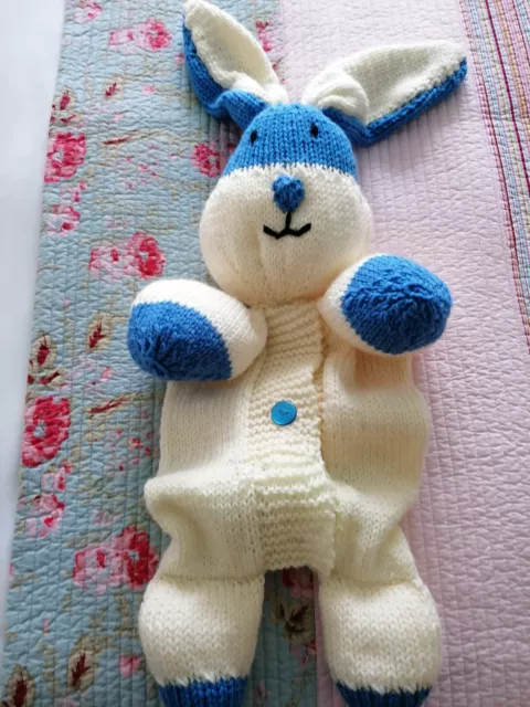 rabbit shaped hand  knitted PJ case