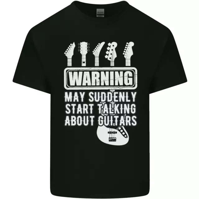 May Start Talking About Guitars Guitarist Mens Cotton T-Shirt Tee Top