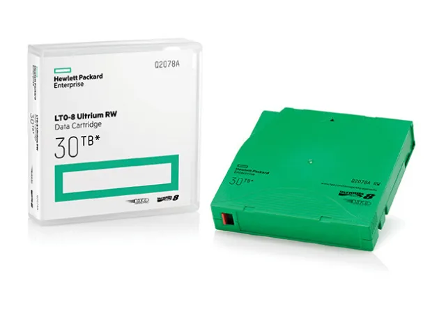 HPE LTO-8 Ultrium RW Data Cartridge 30TB Q2078A