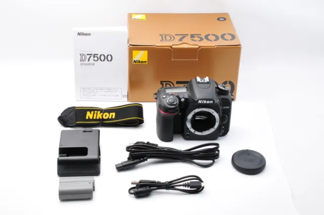Nikon D7500 20.9MP Digital SLR Camera Body [Near MINT++ Boxed] From JAPAN #651