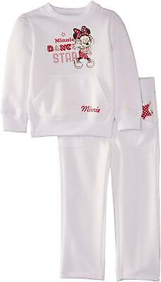 Girls Disney Minnie Mouse Jogging Suit / Tracksuit White 3 Years / 98 cm