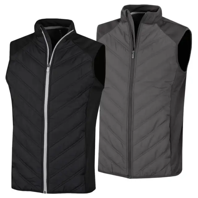 Proquip Mens 2024 Nevtec Stretch Fabric Quilted Golf Gilet 43% OFF RRP