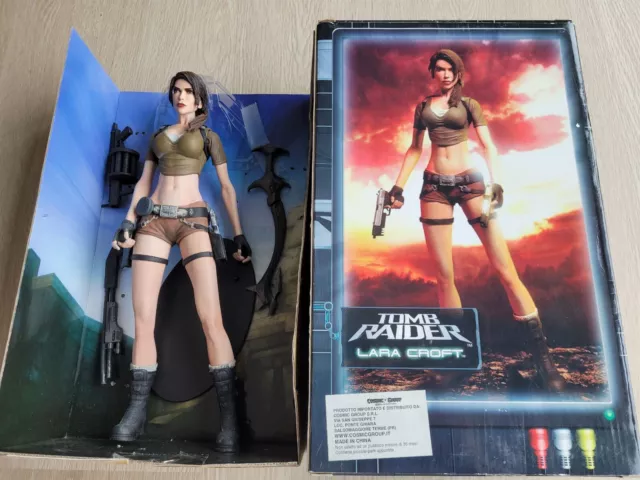 TOMB RAIDER Lara Croft Underworld Statue Neca no Sideshow TOP + OVP