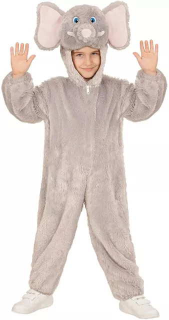 Widmann Costume Carnevale da Baby Elefante in Peluche Neonato Vestito Bambino