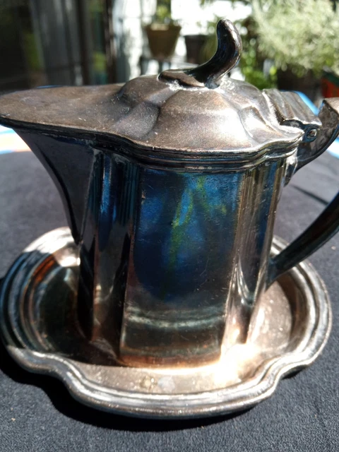 1900 Reed & Barton Silver Soldered Syrup Server From NYC  Subway Dining Car