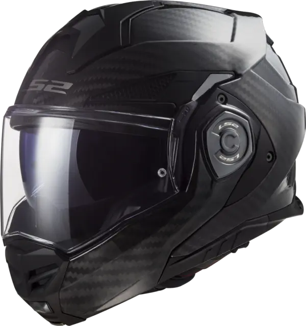 Ls2 Ff901  Advant X Carbon Fiber Modular Flip Front Full Face Motorcycle Helmet