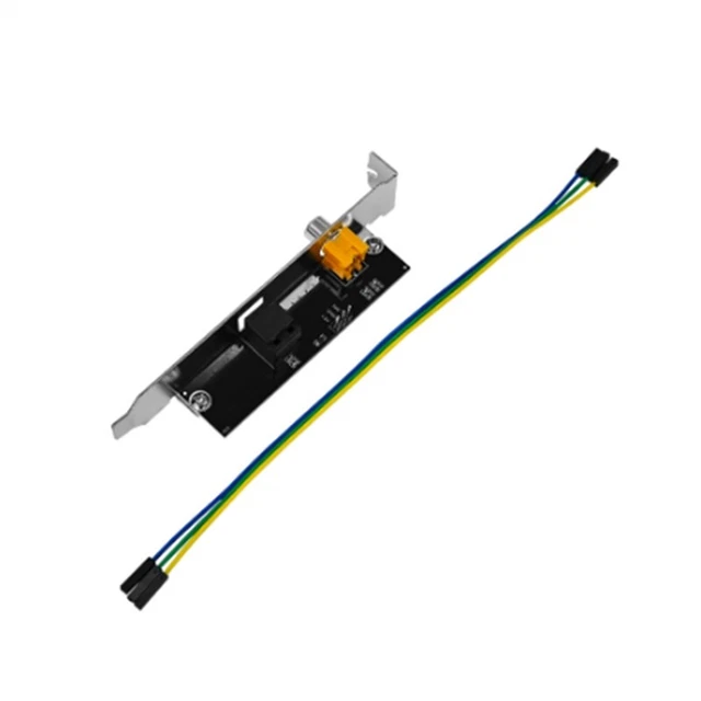 Carte Fille SPDIF Optique/coaxiale 24 Bits 192 KHz - Pour Carte Mère D'ordinateur - Sortie Audio Numérique 5.1 - Compatible Avec En-tête SPDIF - 6
