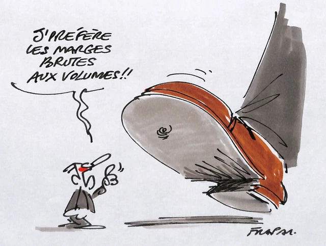 HUMOUR - PRESSE] Guy VALLS : Femme au volant, DESSIN Original signé