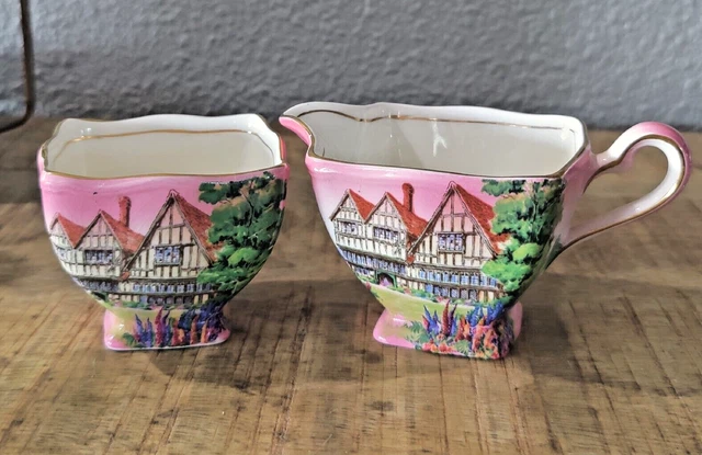 Royal Winton Grimwades  Creamer & Sugar Bowl
