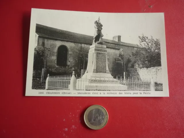 Cpa 23  Charron / Monument Aux Morts