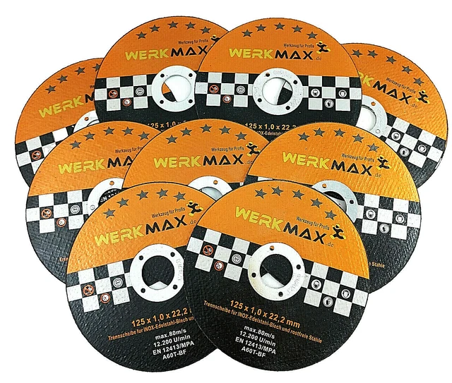 Dischi Da Taglio Flessibili In Acciaio Inox - 200 Pezzi, 125 X 1 Mm - Perfetti Per Smerigliatrici Angolari