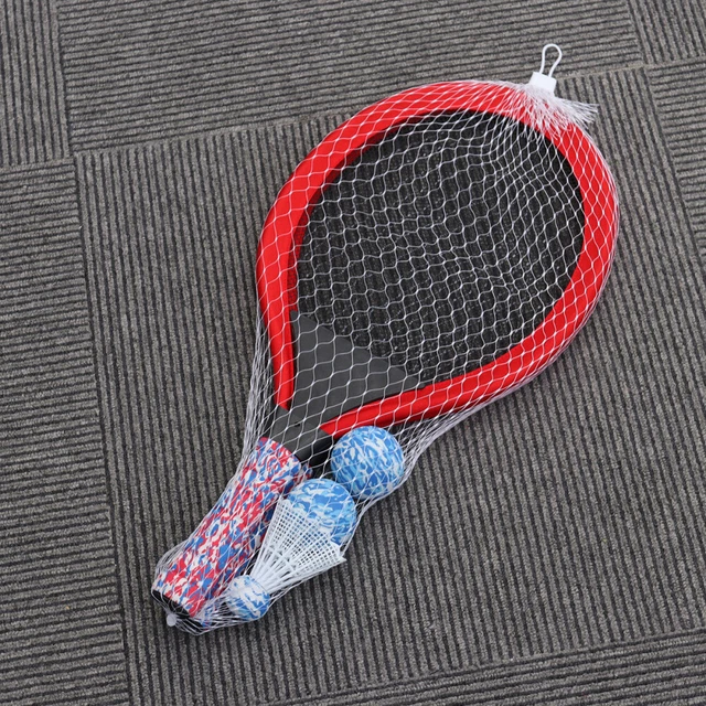 Raquette De Ballon Plage Balle Pagaie Tennis Balles Pour Enfants Trousse