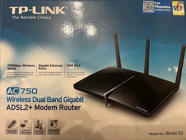 TP-Link Router Archer D2 ADSL