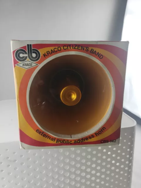 KRACO Citizen's Band external public address horn CBS-142 CB-PA Speaker