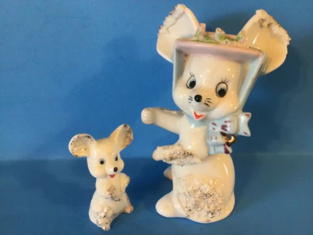 Vintage  Mouse Spaghetti with baby  Japan