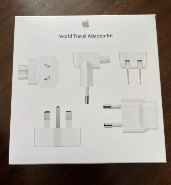 Apple World Travel Adapter Kit - MD837ZM/A - Not including Europe adapter