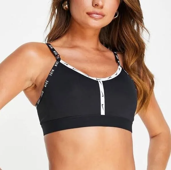 Nike Women's swoosh Indy Sports Bra Plus Size 2x 2xl Black